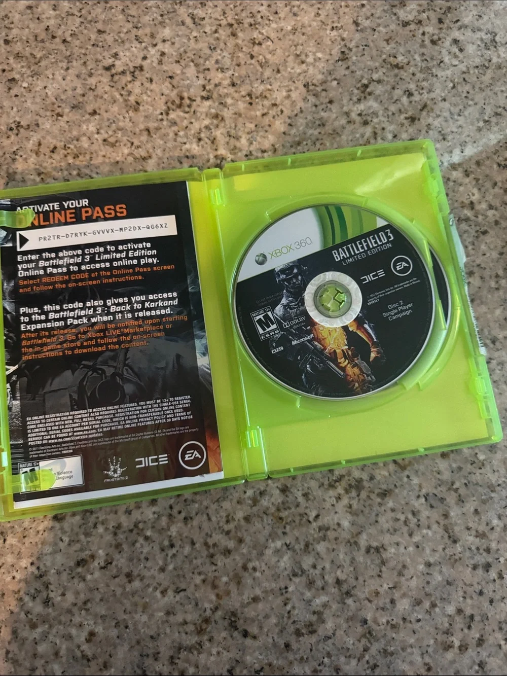 Battlefield 3 & Battlefield 4 Game Set - Green Cases